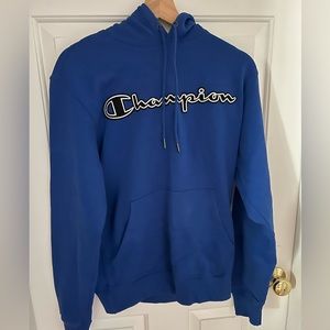Blue champion hoodie
